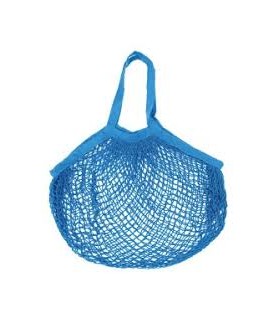 Filet en coton bleu