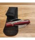 Couteau de poche 11cm camping 6 pièces inox + étui