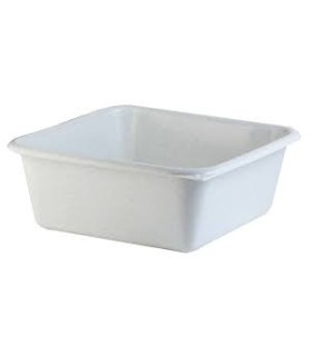 Bassine carrée 29cm 6.5 litres gris