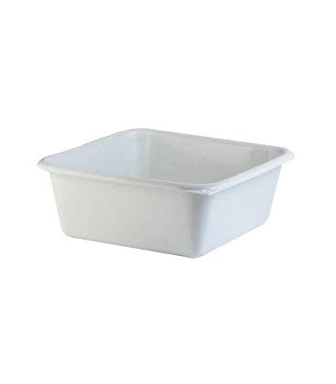 Bassine carrée 38cm 15 litres gris