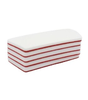 Tampon mop comprimex détachant pour balai trapèze 25cm x5