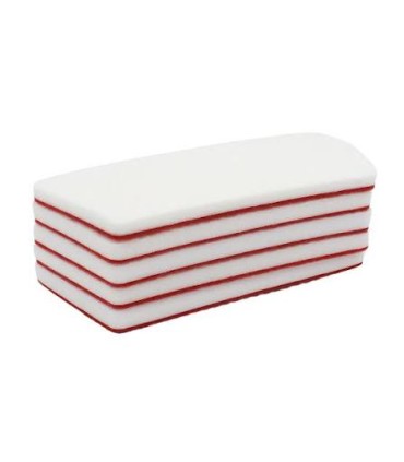 Tampon mop comprimex détachant pour balai trapèze 25cm x5