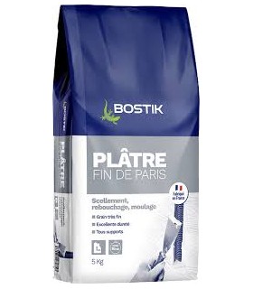 Plâtre fin 5kg Bostik