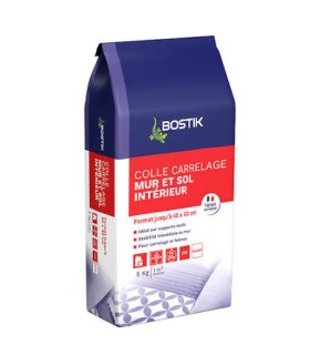 Colle carrelage 5KG Bostik blanc