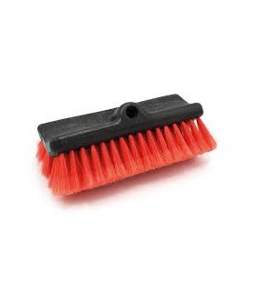 Brosse de lavage bi faces rouge 25 cm