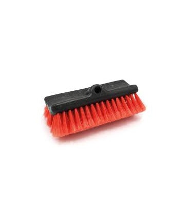 Brosse de lavage bi faces rouge 25 cm