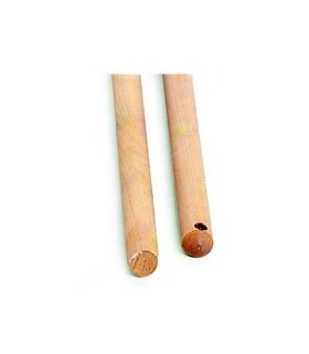 Manche bois poncé diamètre 28 mm hauteur 1,40 m