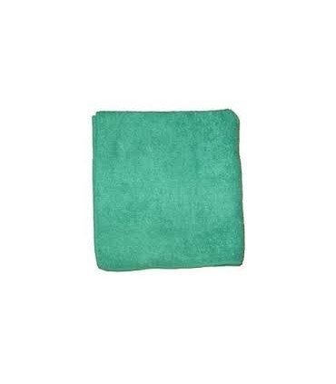 Lavette microfibre professionnelle 40 x 40 cm verte 