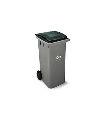 Conteneur à déchets 80 litres 2 roues Plastic Omnium