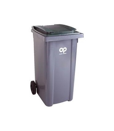 Conteneur à déchets 240 litres 2 roues Plastic Omnium
