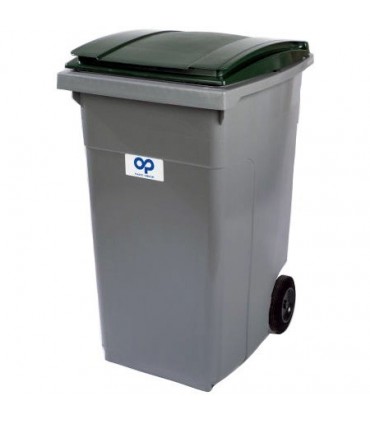 Conteneur à déchets 360 litres 2 roues Plastic Omnium