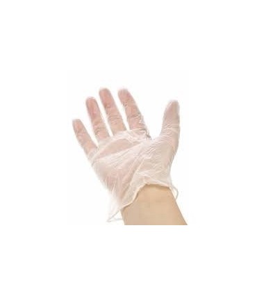 Gants vinyle non poudrés
