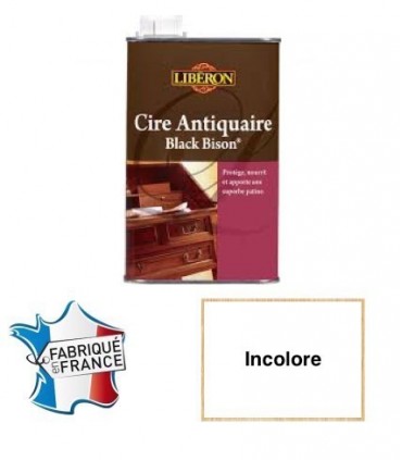 Cire Antiquaire liquide - incolore - « Black Bison » 500ml