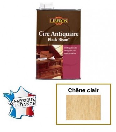 Cire Antiquaire liquide - chêne clair - « Black Bison » 500ml Cire Antiquaire liquide - chêne clair - « Black Bison » 500ml