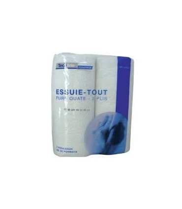 Essuie-tout rouleau 2 plis