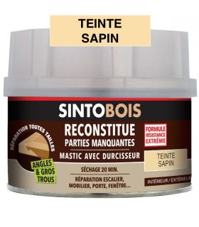 Pâte à bois avec durcisseur Sapin 170 ml Sintobois
