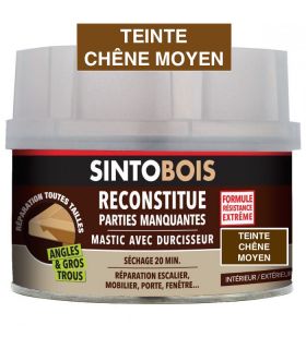 Pâte à bois avec durcisseur chêne moyen 170 ml Sintobois