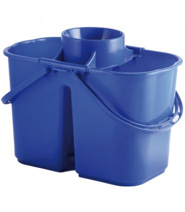 Seau de lavage bi bac 2 x 7 litres avec essoreur prémium