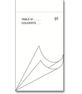 Blocs commandes 9,5cm x 17cm tripli par 10