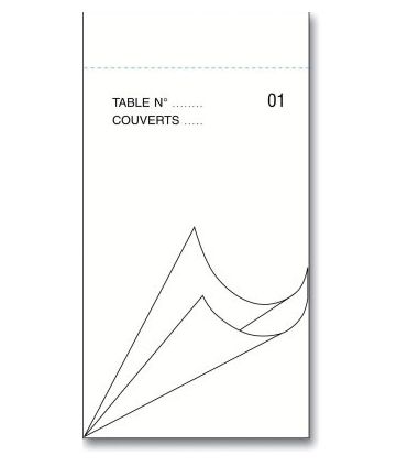 Blocs commandes 9,5cm x 17cm tripli par 10