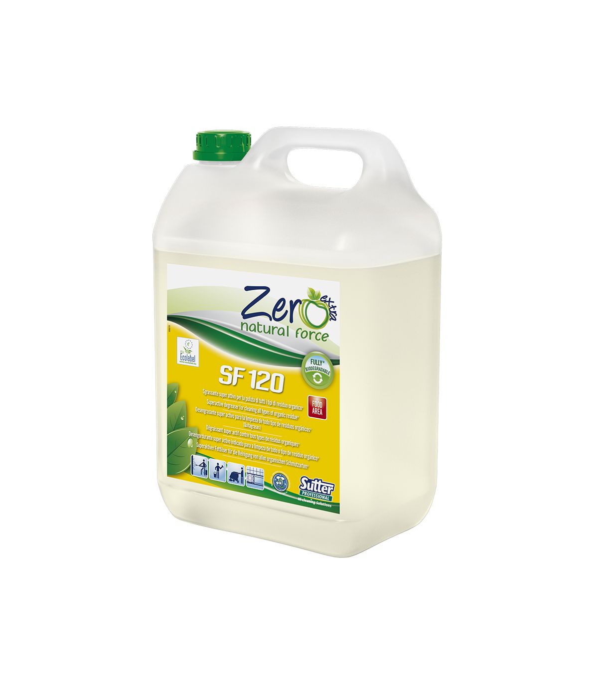 SF 120 dégraissant super actif 5L Sutter zéro écolabel