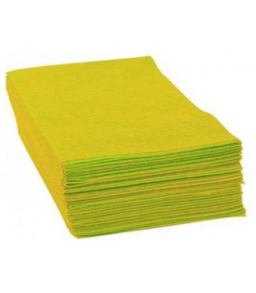 Lavettes nt 80  x25 jaunes