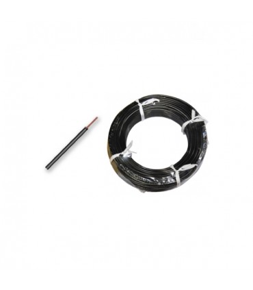 Cable h07vu 1x2.5 10m noir    couronne