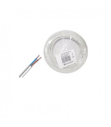 Cable h03vvh2f 2x0.75 25m blanccouronn