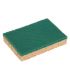 Tampon vert sur éponge premium 13x84 cm x10