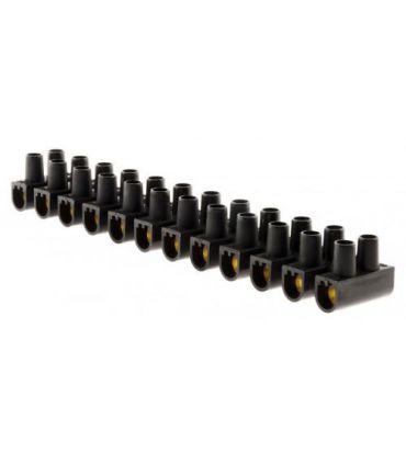 Barrette 10mm noire 12 plots vrac
