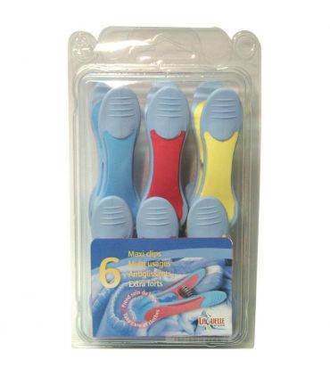 Pince linge maxi x6 bi matière