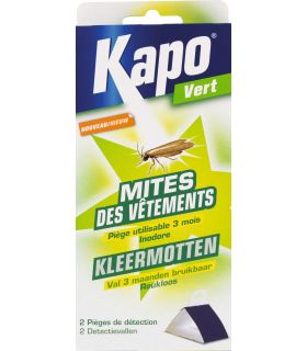 Kapo piege mites vetements x2