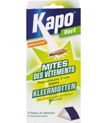 Kapo piege mites vetements x2