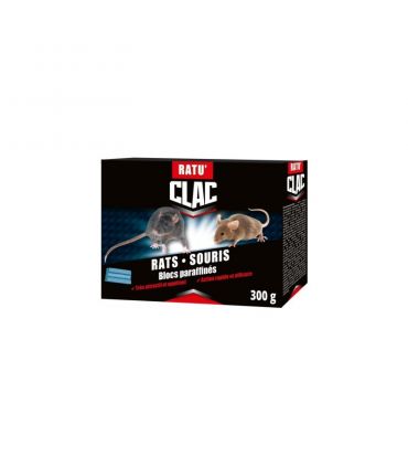 Ratu Clac rat souris bloc paraffinés 300g
