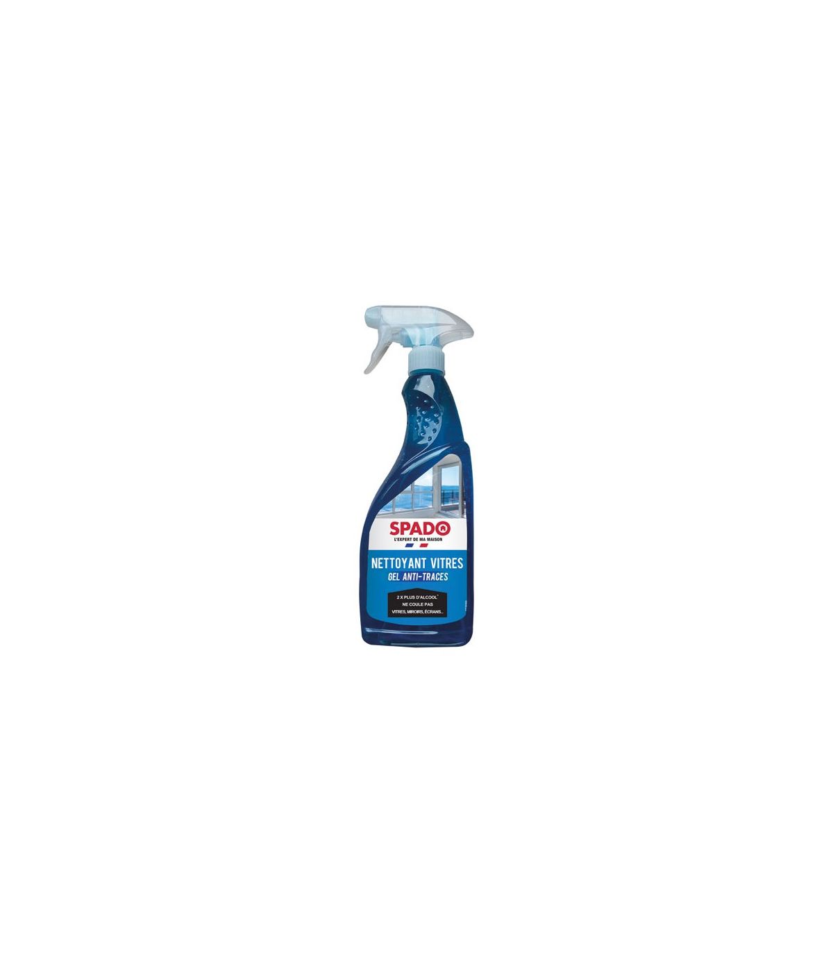 Spray nettoyant vitres gel 750ml Spado