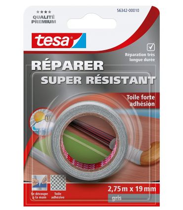 Premium rep. toile resist.gris 2.75x19