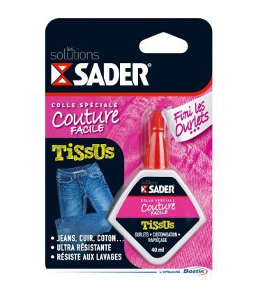 Sader colle tissu fini les ourl.fl40ml