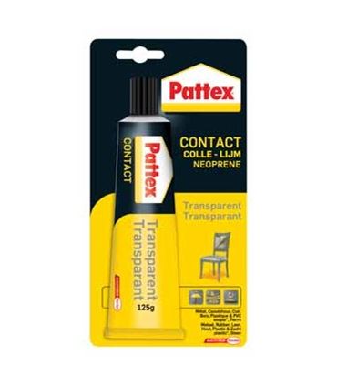 Pattex contact transparente 125g