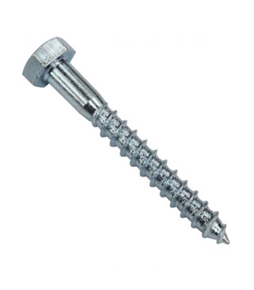 Tirefond 5 x 50 zinguè 17p