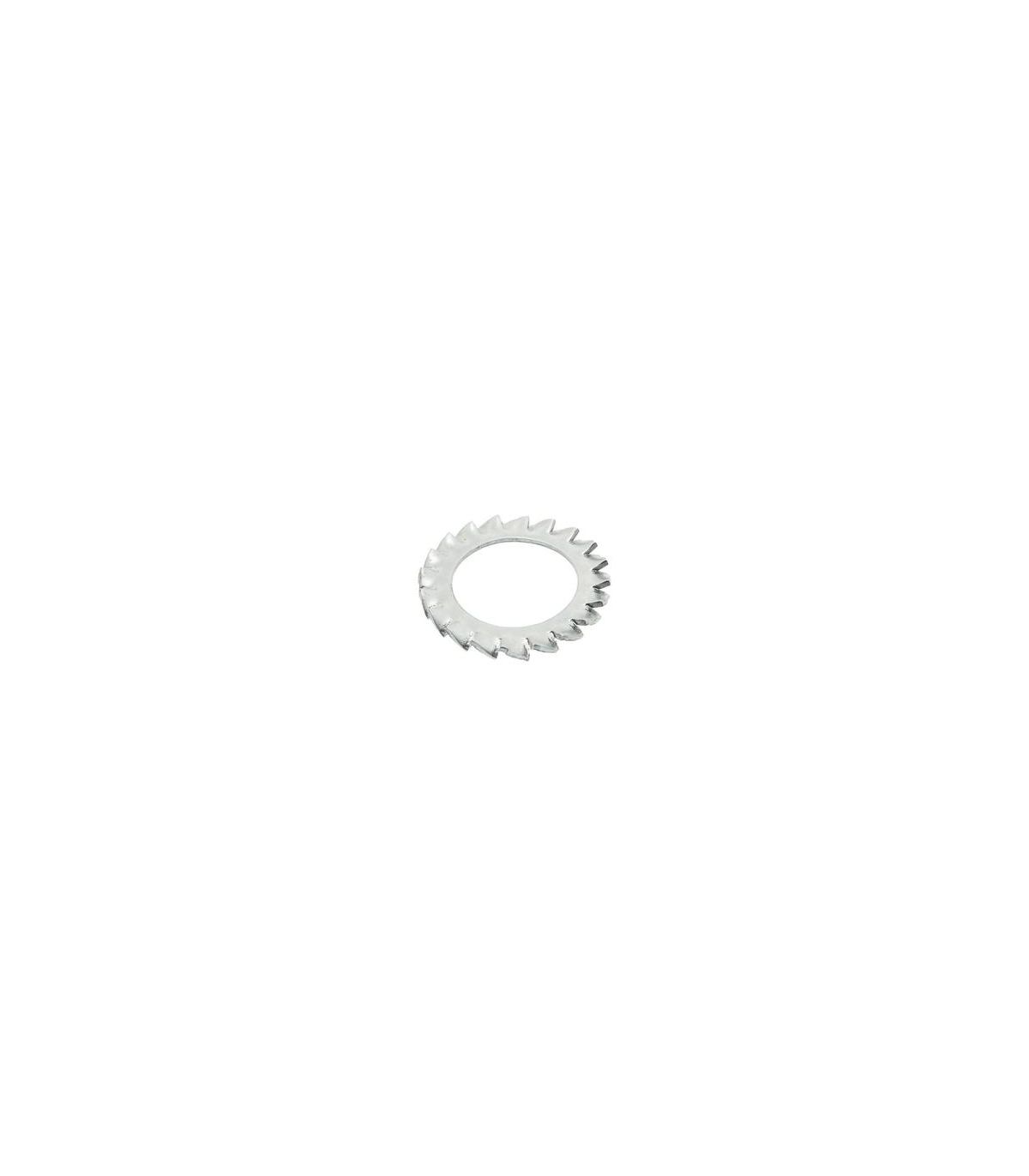Rondelles éventail 14mm zingué 6 pièces