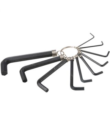 Clés mâles sur anneau 1.5 a 10mm