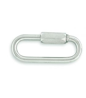 Maillon gde ouver. inox 250kg p/chai.d4mm