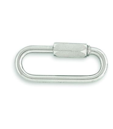 Maillon gde ouver. inox 250kg p/chai.d4mm