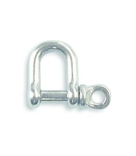 Manille dte inox 70kg axe 5mm larg.