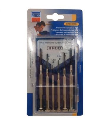 TOURNEVIS PREC.NICK. 4PLATS+2PH SET 6P