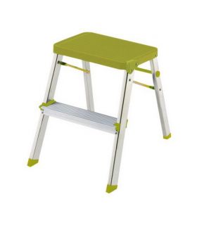 Escabeau marche pied 2 marches vert