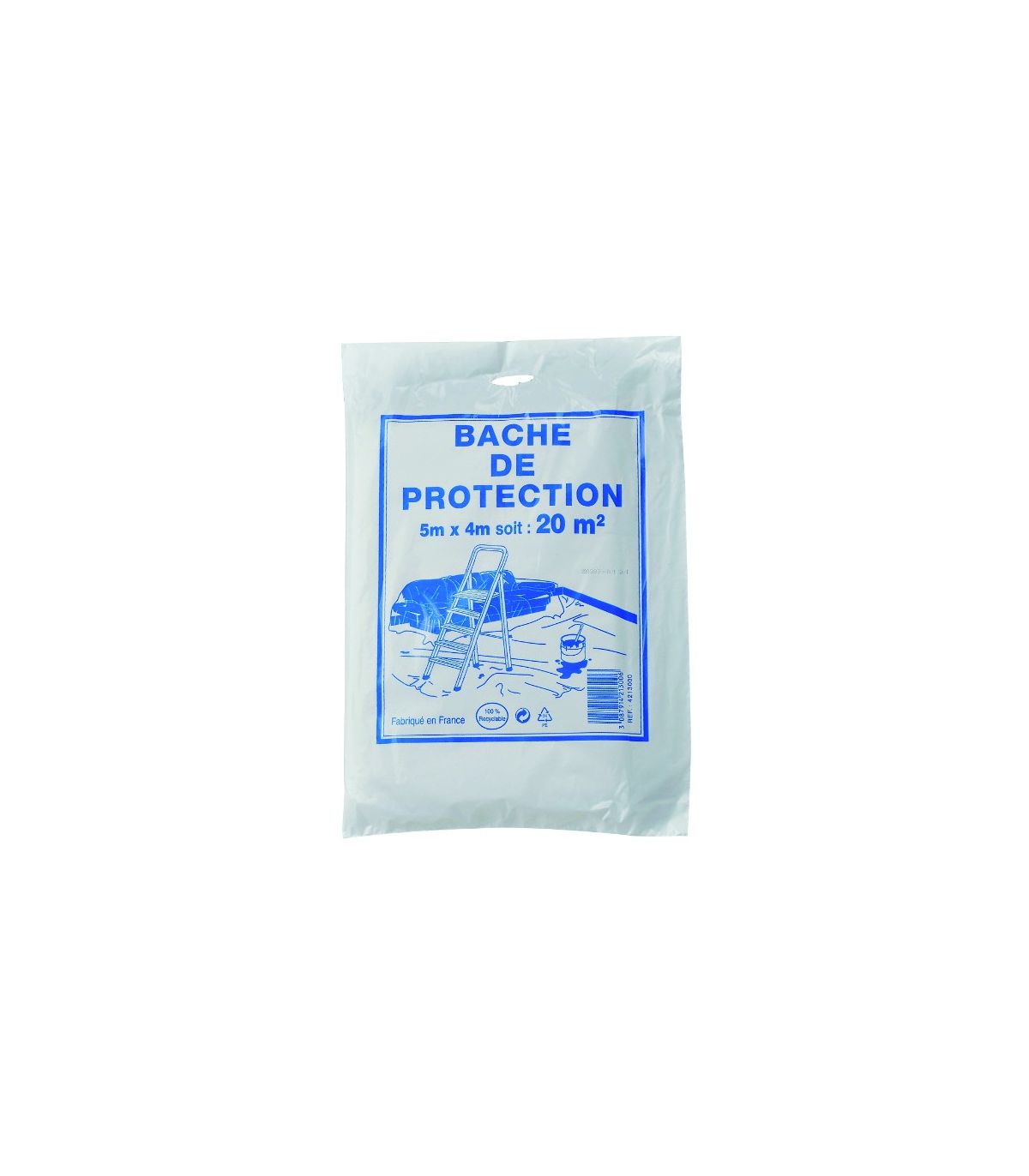 Bâche de protection 4mx5m polypropylène