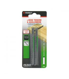 Lame scie sauteuse b&d bois x2