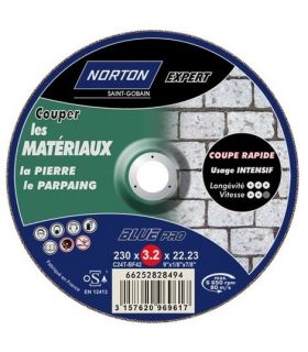 Disque norton bleu 230x3.2 materiaux 96961