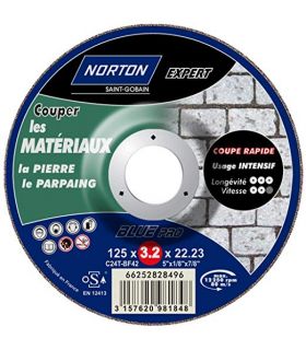 Disque norton bleu 125 materiaux 98184